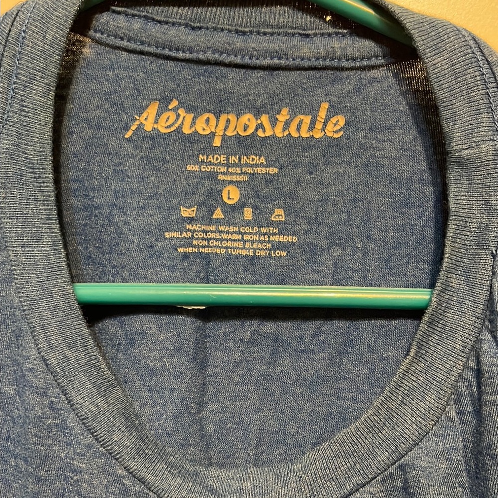 Aeropostale Heather Blue Tee